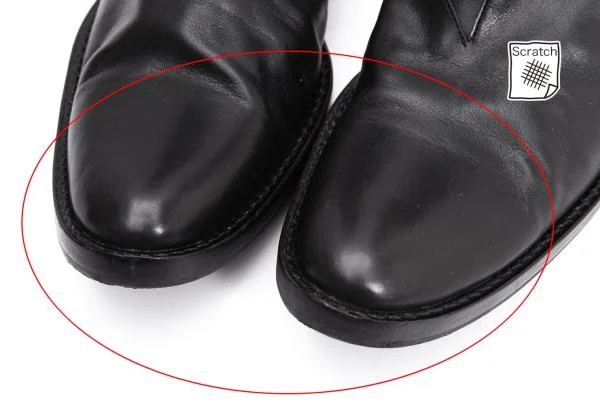 Yohji Yamamoto FEMME Leather Switching Boots K-154574_003