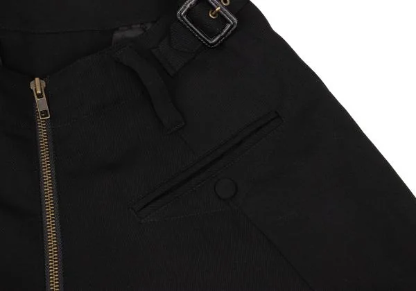 Jean Paul GAULTIER CLASSIQUE Wool Gaba Back Zip Design Skirt K-154624_013