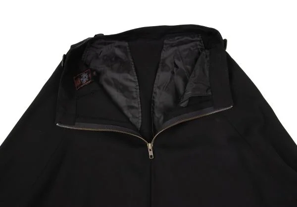 Jean Paul GAULTIER CLASSIQUE Wool Gaba Back Zip Design Skirt K-154624_014
