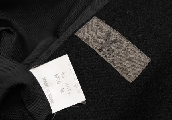 Y's Wool Twill Long Jacket K-154630_015