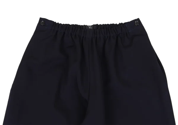 Y's Wool Gaba Hem Button Easy Pants K-154641_002