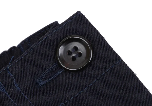 Y's Wool Gaba Hem Button Easy Pants K-154641_003