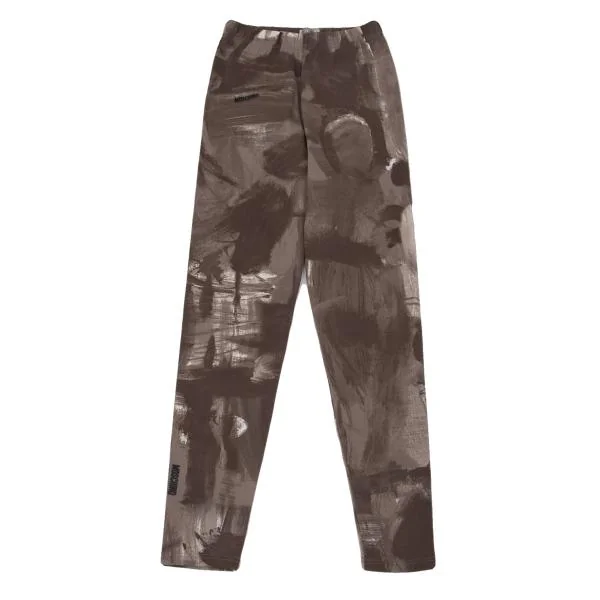 モスキーノMOSCHINO CALZE ポリストレッチ総柄レギンスパンツ モカオフ1 K-154665_001