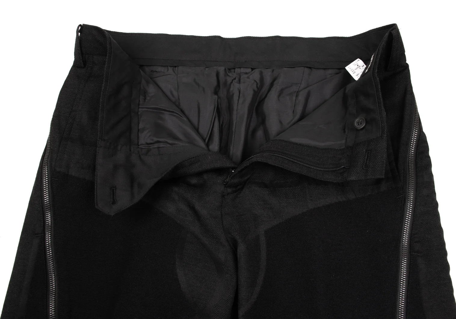 イッセイミヤケメンISSEY MIYAKE MEN ウール混紡柄切替サイド