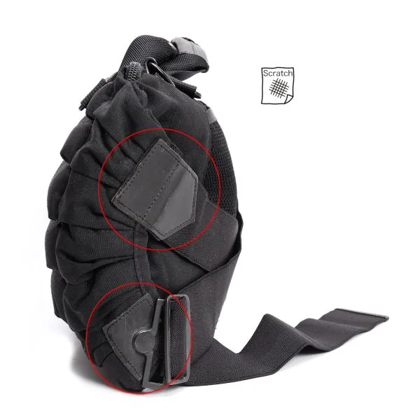 イッセイミヤケメンISSEY MIYAKE MEN メッシュ切替プリーツブリーフケース 黒 K-154699_002