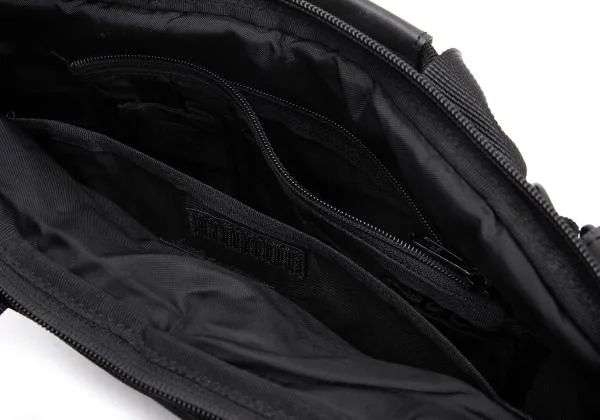 イッセイミヤケメンISSEY MIYAKE MEN メッシュ切替プリーツブリーフケース 黒 K-154699_010