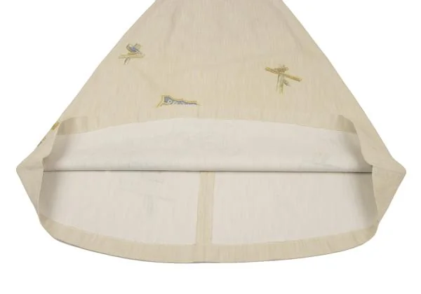 マドモアゼルノンノンMademoiselle NON NON コットンナイロンルート66プリントロングスカート ベージュ他40L K-154752_011