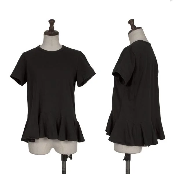 tricot COMME des GARCONS Hem Frill Switching T Shirt Black S K-154770_001