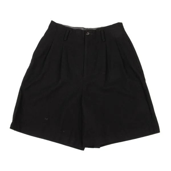 トリココムデギャルソンtricot COMME des GARCONS ウールツータックハーフパンツ