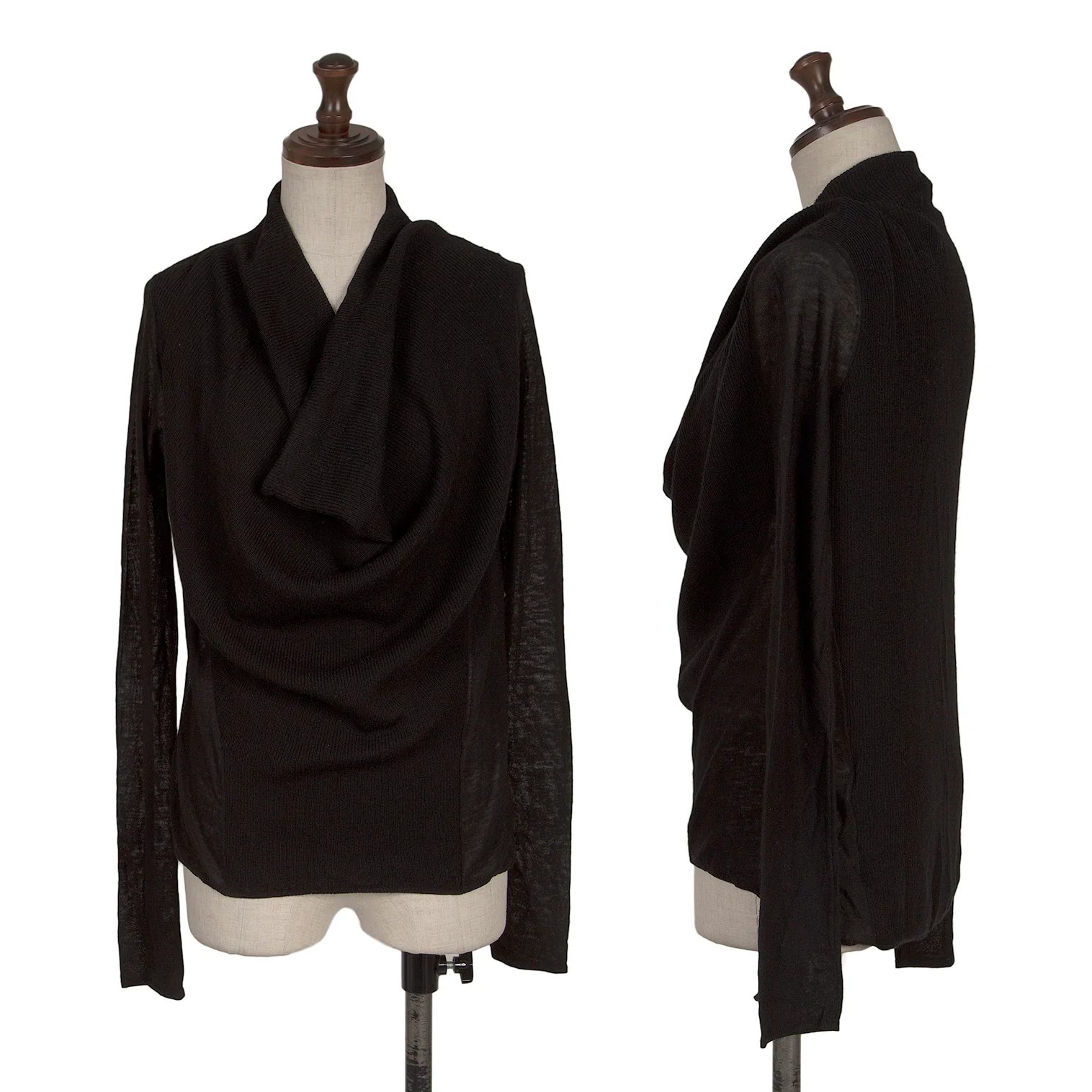 HELMUT LANG ヘルムートラング ウールニット デザインコート 0431334201649cl_05