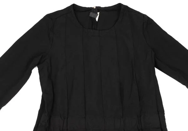 COMME des GARCONS Poly Front Switching Design Pleats Dress K-154860_003