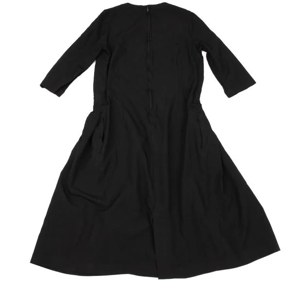 COMME des GARCONS Poly Front Switching Design Pleats Dress K-154860_012