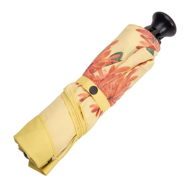 シビラSybilla フローラルプリント折りたたみ傘 黄オレンジ他 K-154927_006
