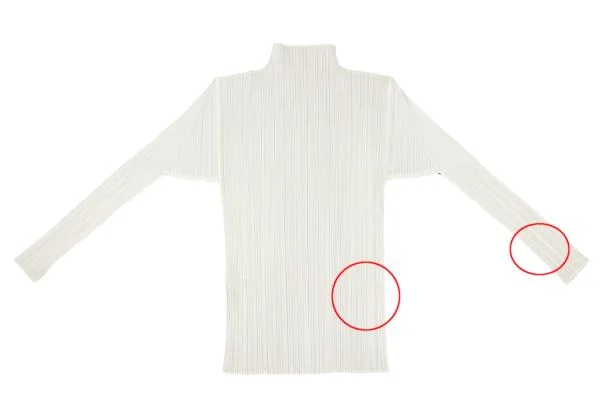 PLEATS PLEASE Pleated High Neck T-shirt K-155085_010