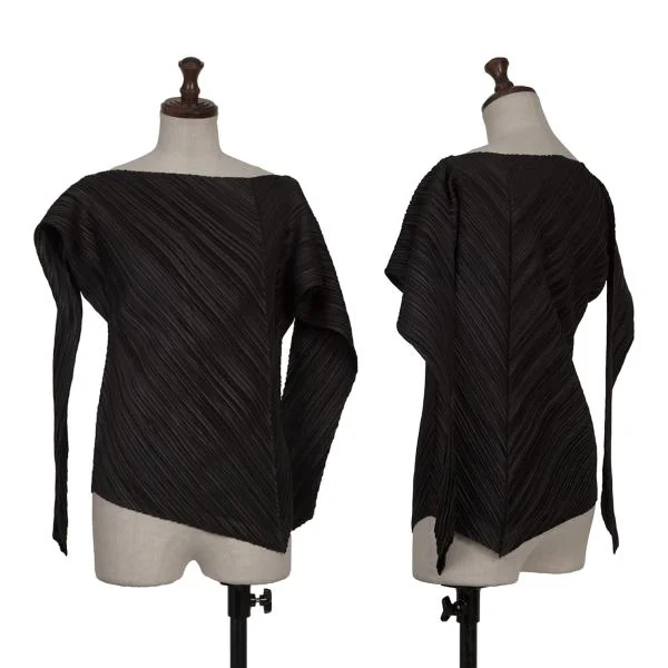 L893/6G〇ISSEY MIYAKE FETE イッセイミヤケ ドレープ プリーツ