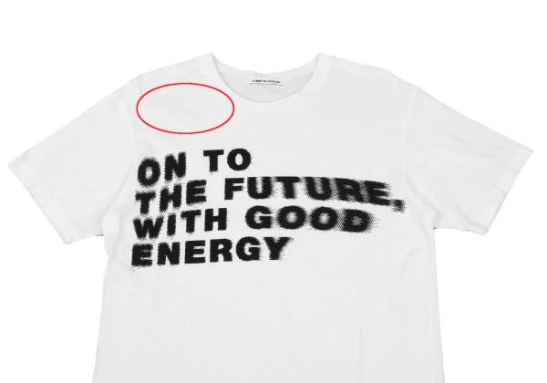 コムデギャルソンCOMME des GARCONS フロントプリントTシャツ 白