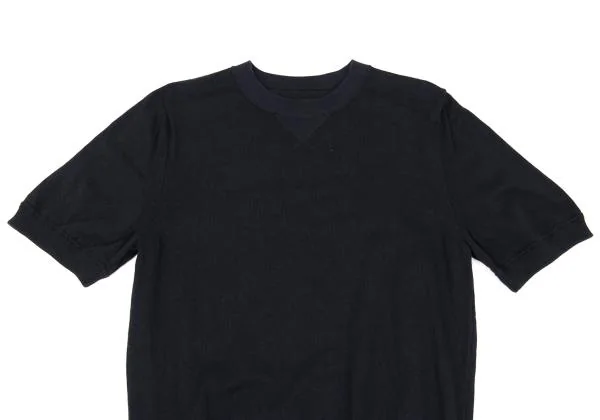 sacai Cashmere Blend Cotton Short Sleeve Knit Top K-155160_003