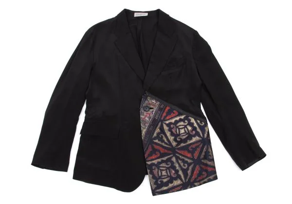 Yohji Yamamoto FEMME Native Pattern Zipper Switching Jacket K-155162_002