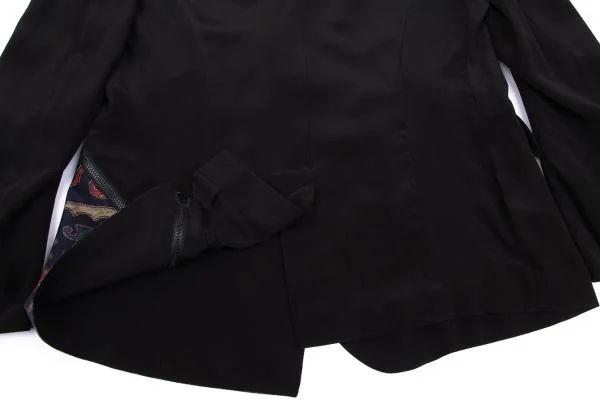 Yohji Yamamoto FEMME Native Pattern Zipper Switching Jacket K-155162_016