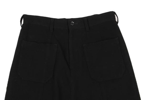Y's Pink Wool Dropped Crotch Pants K-155213_002
