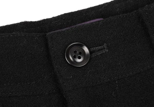 Y's Pink Wool Dropped Crotch Pants K-155213_003
