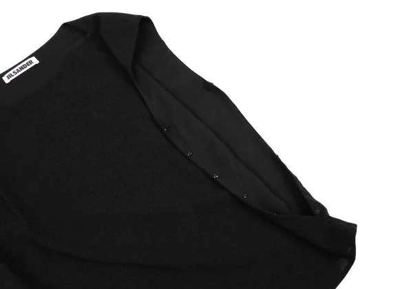 JIL SANDER Side Button Stretch Wool Sleeveless Top K-155214_006