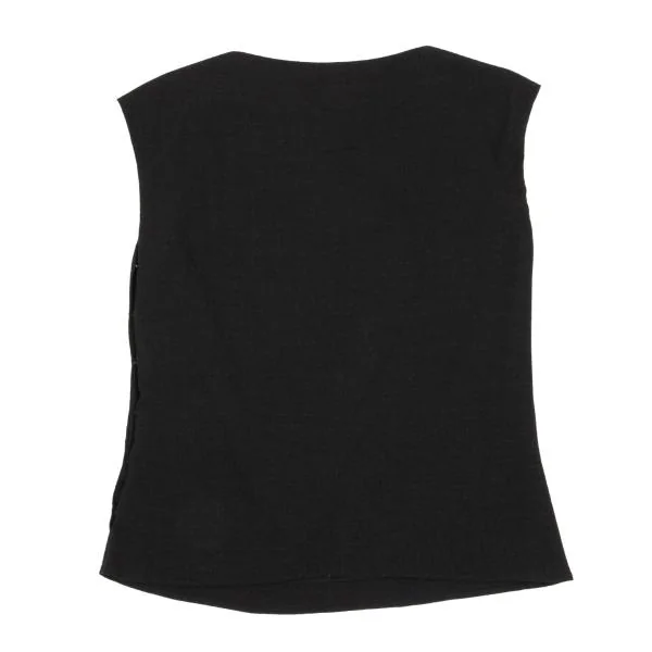 JIL SANDER Side Button Stretch Wool Sleeveless Top K-155214_009