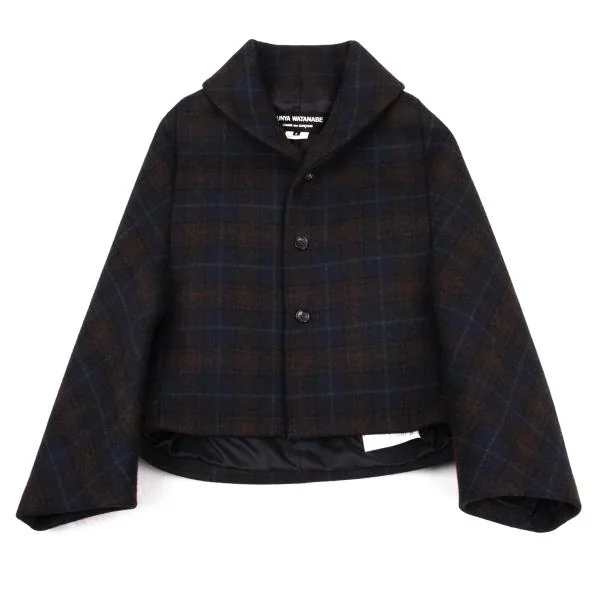 JUNYA WATANABE COMME des GARCONS Wool Check Bonding Jacket K-155219_002