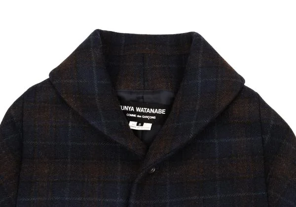 JUNYA WATANABE COMME des GARCONS Wool Check Bonding Jacket K-155219_004