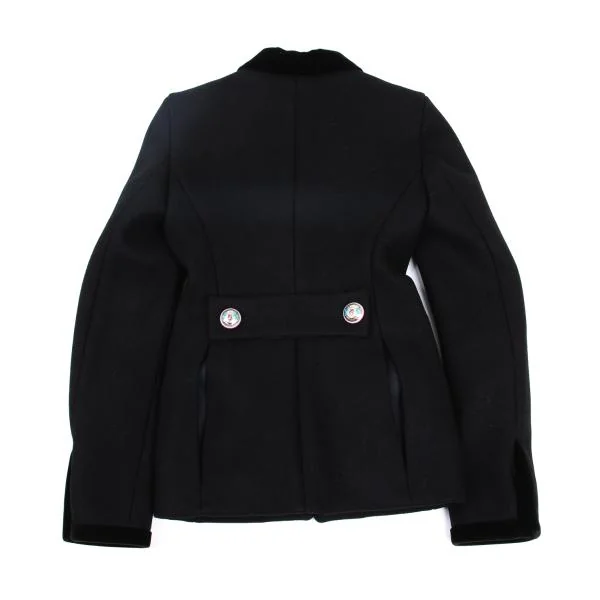 BALENCIAGA Emblem Printed Lining Piping Jacket K-155220_014