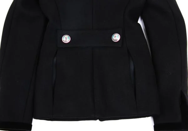 BALENCIAGA Emblem Printed Lining Piping Jacket K-155220_015