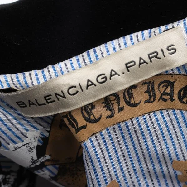 BALENCIAGA Emblem Printed Lining Piping Jacket K-155220_020