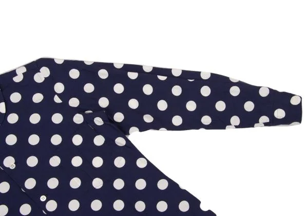 COMME des GARCONS Cotton Dot Round Collar Shirt K-155229_008