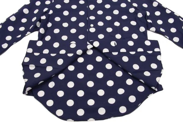 COMME des GARCONS Cotton Dot Round Collar Shirt K-155229_013