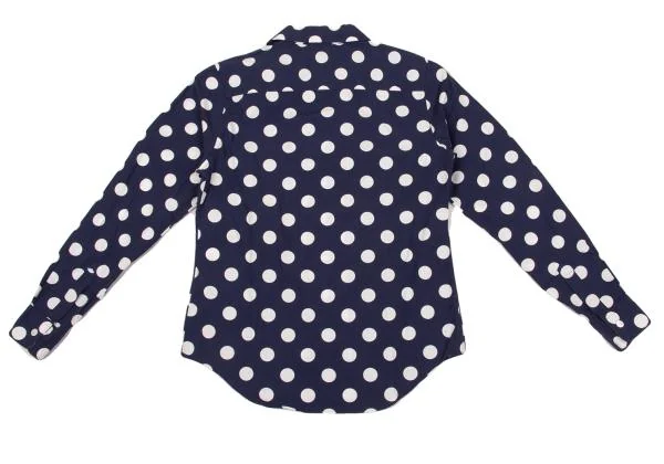 COMME des GARCONS Cotton Dot Round Collar Shirt K-155229_014