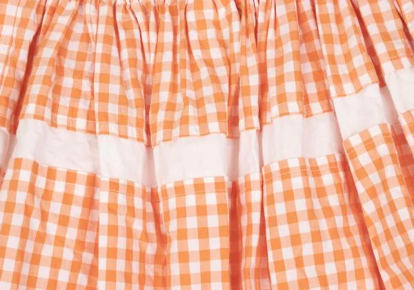 robe de chambre COMME des GARCONS Checked Flare Skirt K-155236_009