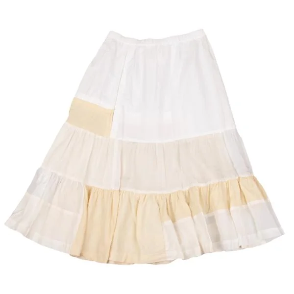 robe de chambre COMME des GARCONS Cotton Patchwork Skirt K-155237_002