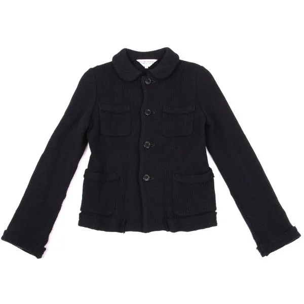 robe de chambre COMME des GARCONS Round Collar Knit Jacket K-155238_002