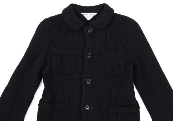 robe de chambre COMME des GARCONS Round Collar Knit Jacket K-155238_003