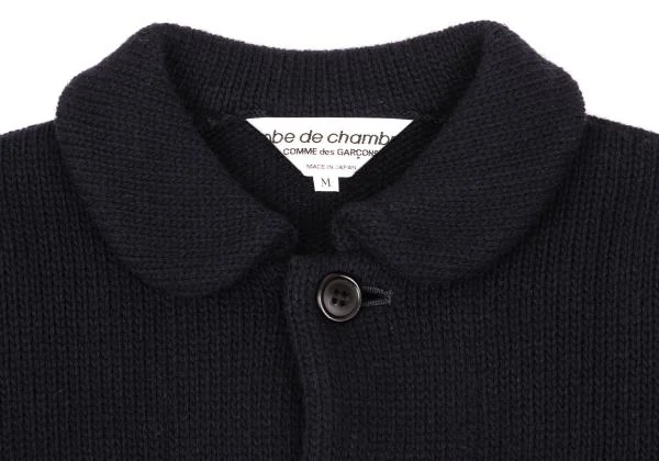 robe de chambre COMME des GARCONS Round Collar Knit Jacket K-155238_004