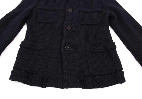 robe de chambre COMME des GARCONS Round Collar Knit Jacket K-155238_009
