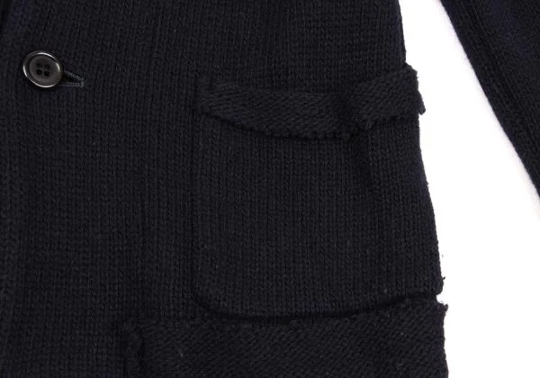 robe de chambre COMME des GARCONS Round Collar Knit Jacket K-155238_010