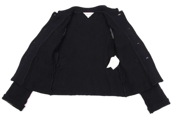 robe de chambre COMME des GARCONS Round Collar Knit Jacket K-155238_011