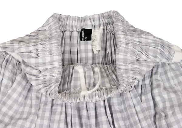 コムデギャルソン　ギンガムチェックスカート Black Comme Des Garçons ギンガムチェック スカート | ブラック