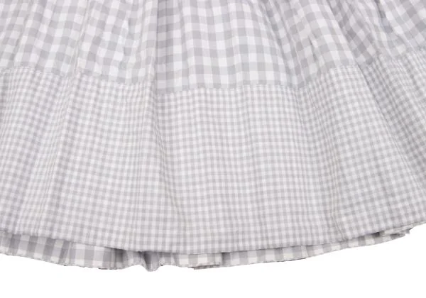 tricot COMME des GARCONS Cotton Checked Switching Skirt K-155258_008