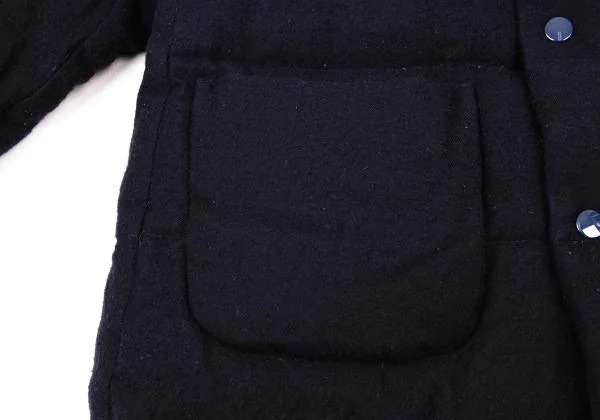 tricot COMME des GARCONS Brushed Wool Round Collar Down Jacket K-155263_009