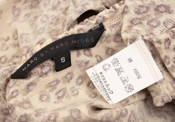 マークバイマークジェイコブスMARC by MARC JACOBS 裁ち切りフローラルプリントヘンリーネックカットソー ベージュ茶他S K-155302_015