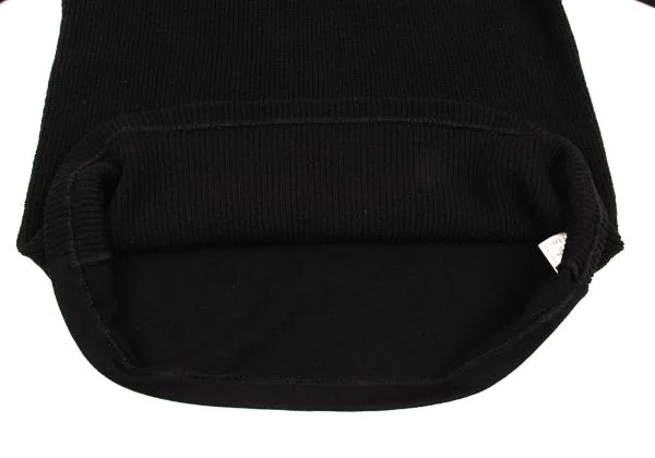 ワイズフォーメンY's for men 異素材切替ハーフジップリブニットセーター 黒2 K-155381_009