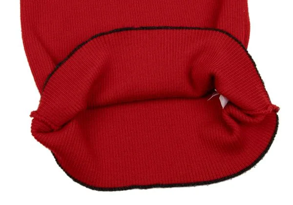 ディーアンドジーD&G ウールパイピング半袖リブニット 赤他40 K-155430_007