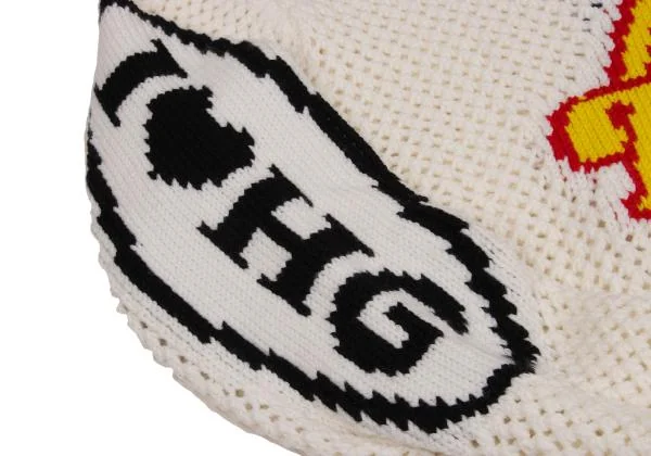 新品!ヒステリックグラマー×キコ コスタディノフHYSTERIC GLAMOUR×KIKO KOSTADINOV ジャガードローゲージニットセーター オフ赤紫他L K-155466_005